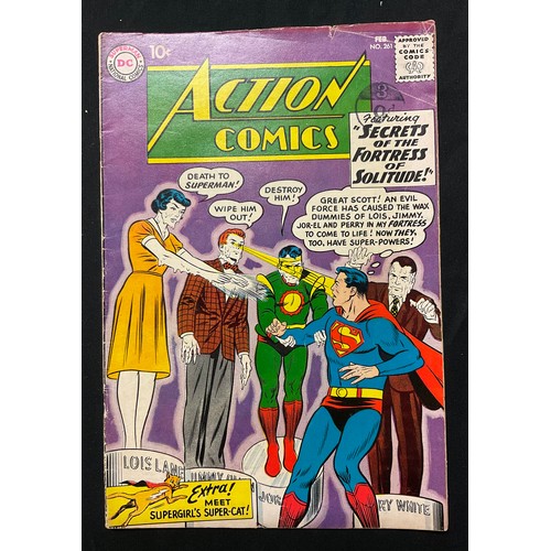 1078 - Action Comics #261, #264-266. (1960). 1st appearance of Streaky the Supercat. Silver age DC Comics. ... 