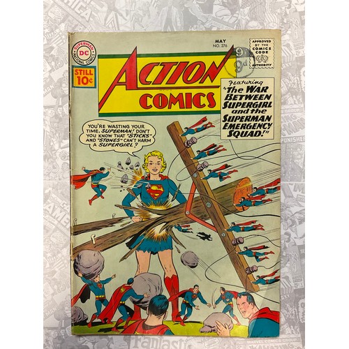 1079 - Action Comics #276 (1961). 1st appearances of Sun Boy, Phantom Girl, Triplicate Girl, Bouncing Boy, ... 