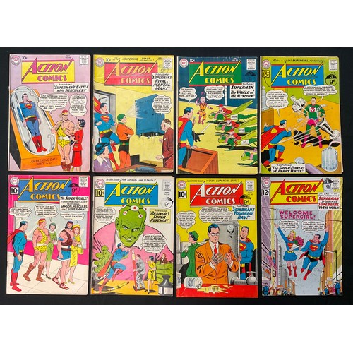 1080 - Action Comics #268, 272, 273, 278-280, 282, 285. (1960-1962) Supergirl is introduced to the world in... 