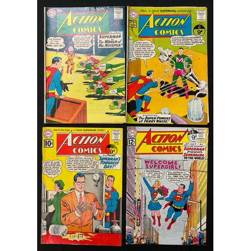 1080 - Action Comics #268, 272, 273, 278-280, 282, 285. (1960-1962) Supergirl is introduced to the world in... 