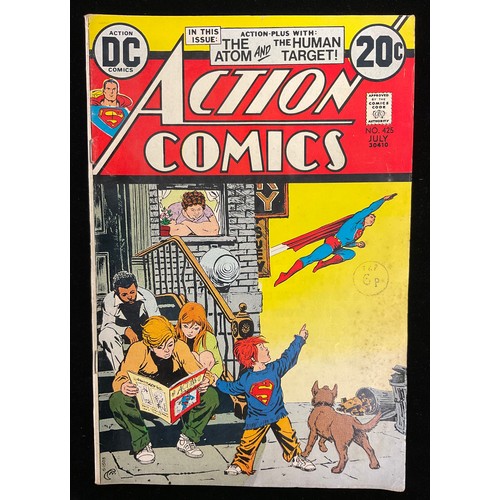 1081 - Action Comics #285-287, 358, 425, 439. (1962-1973). Supergirl is revealed to the world. Classic cove... 