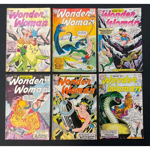 1082 - Wonder Woman #112, 119-120, 122, 123. (1960-1961). Includes 1st appearance of Wonder Tot. Silver age... 