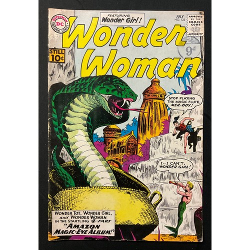 1082 - Wonder Woman #112, 119-120, 122, 123. (1960-1961). Includes 1st appearance of Wonder Tot. Silver age... 