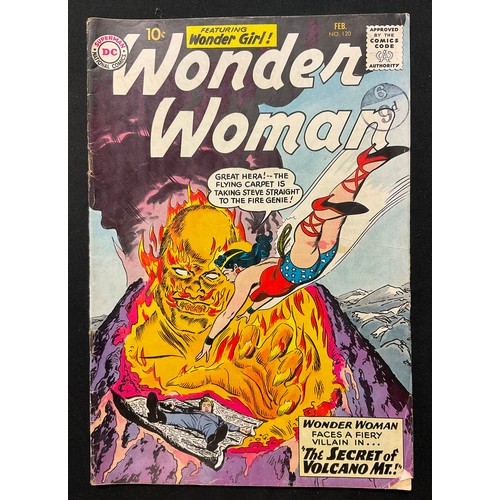 1082 - Wonder Woman #112, 119-120, 122, 123. (1960-1961). Includes 1st appearance of Wonder Tot. Silver age... 