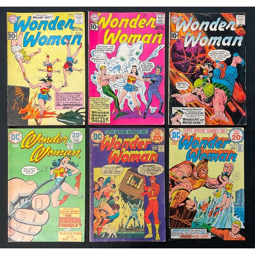 1083 - Wonder Woman #124-126, #210, #213, #215. (1961-1974). Silver / Bronze Age DC Comics. (6).