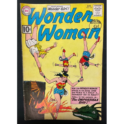 1083 - Wonder Woman #124-126, #210, #213, #215. (1961-1974). Silver / Bronze Age DC Comics. (6).