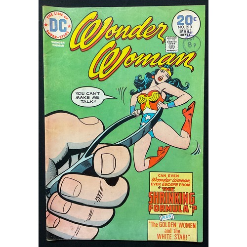 1083 - Wonder Woman #124-126, #210, #213, #215. (1961-1974). Silver / Bronze Age DC Comics. (6).