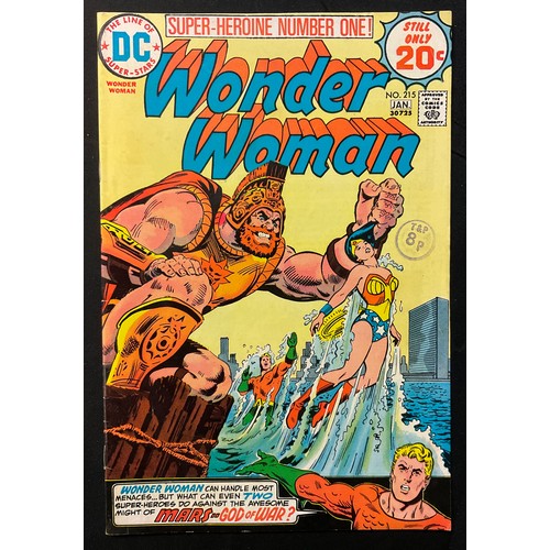 1083 - Wonder Woman #124-126, #210, #213, #215. (1961-1974). Silver / Bronze Age DC Comics. (6).