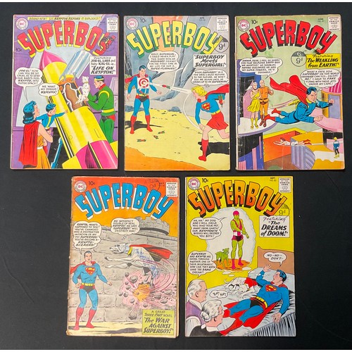 1084 - Superboy #79-83 (1960). Includes 1st Meeting of Superboy and Supergirl and 1st appearance and origin... 