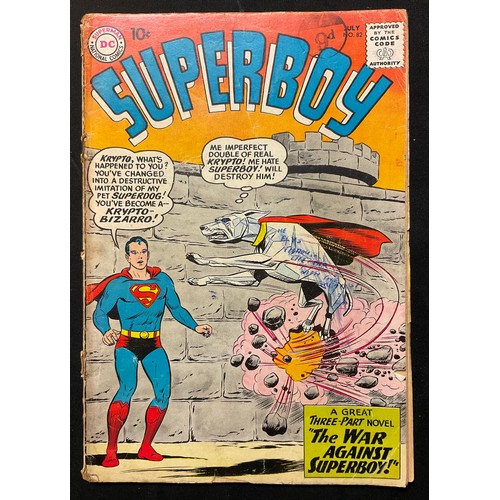 1084 - Superboy #79-83 (1960). Includes 1st Meeting of Superboy and Supergirl and 1st appearance and origin... 