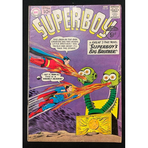 1086 - Superboy #89, 92, 93, 96, 118, 179, #129 Australian reprint. (1961-1971). 1st appearance of Mon-El. ... 