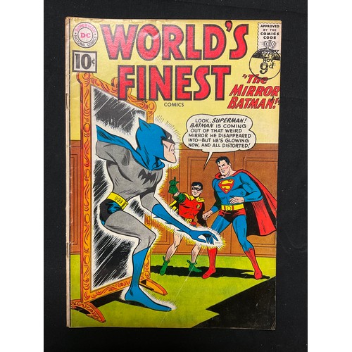 1088 - World’s Finest Comics #121, 123, 125, 128, 130, 217. (1961-1973). Silver age DC Comics. (6).