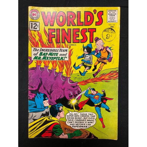 1088 - World’s Finest Comics #121, 123, 125, 128, 130, 217. (1961-1973). Silver age DC Comics. (6).