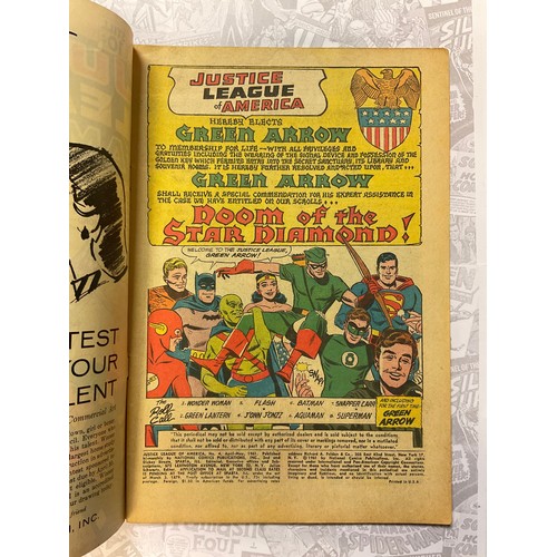 1090 - Justice League of America #4 (1961) Green Arrow joins the Justice League of America. Key Silver age ... 