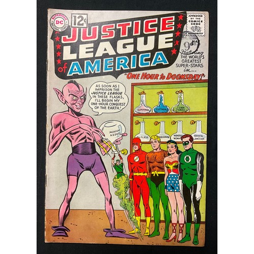 1092 - Justice League of America #8, #10-13. (1961-1962). Silver age DC Comics. (5).