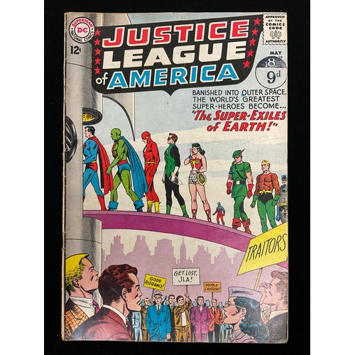 1093 - Justice League of America #19, #23, #31, #103, #115. (1963-1975). Silver age DC Comics. (5)