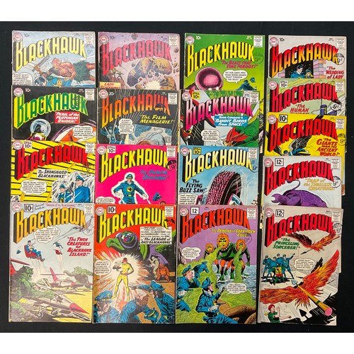 1001 - DC Comics - Blackhawk #145, #151, #154-165, #167, #169, #172 (1960-1962). Silver age DC Comics. (16)