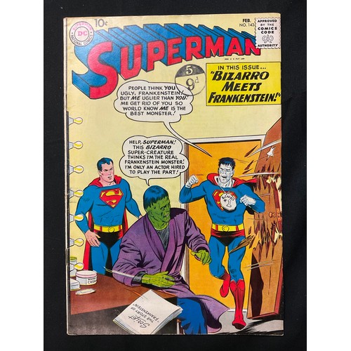 1009 - Superman #141-145 (1960-1961). Includes 1st appearance of and death of Lyla Lerrol. Retold origin of... 