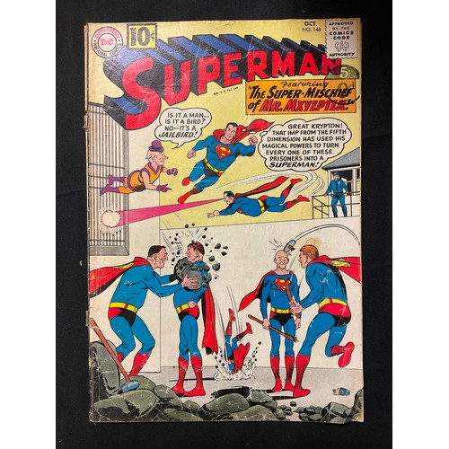 1010 - Superman #146-150 (1961-1962). Includes 1st appearance of Legion of Super-Villains. 1st appearance o... 