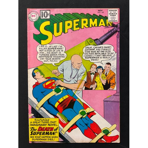 1010 - Superman #146-150 (1961-1962). Includes 1st appearance of Legion of Super-Villains. 1st appearance o... 