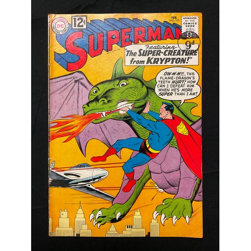 1011 - Superman #151, 152, 155, 173, 176 (1962-1965). Silver age DC Comics. (5)