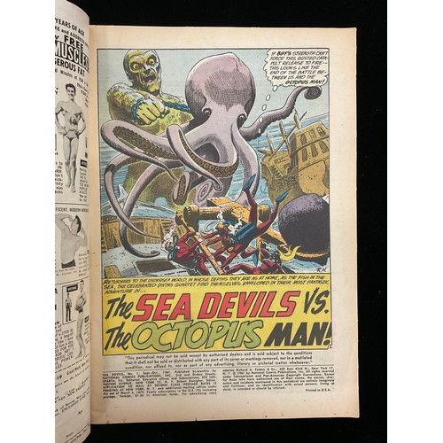 1016 - Sea Devils #1, #4, #9, #32, #35 (1961-1967). 1st solo title for Sea Devils. 1st appearance of Octopu... 