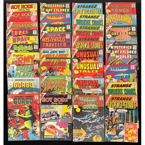 1025 - CDC Charlton Comics - various titles: Gorgo, Unusual Tales, Mysteries of Unexplored Worlds, Strange ... 