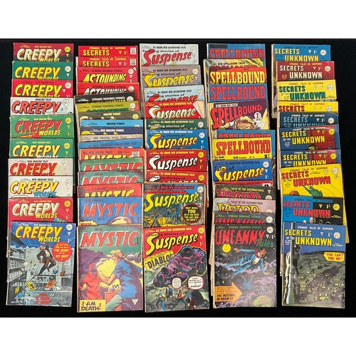 1026 - Comic Books - Alan Class comic books; mixed titles including Strange Tales of Suspense, Amazing Stor... 