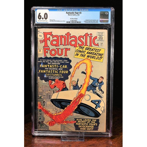 1095 - Fantastic Four #3 (1962) CGC Graded 6.0. 1st Team appearance of the Fantastic Four in costume, 1st a... 