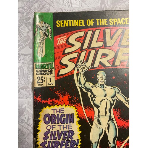 1364 - Silver Surfer #1 (1968) 1st Silver Surfer titled Comic Book, origin of the Silver Surfer, 1st appear... 