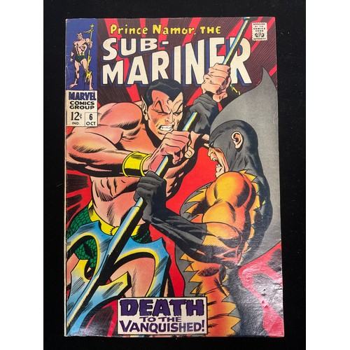 1098 - Prince Namor, The Sub-Mariner #6-7 (1968) Marvel Comics. 2nd appearance of Tiger Shark and Iconic co... 