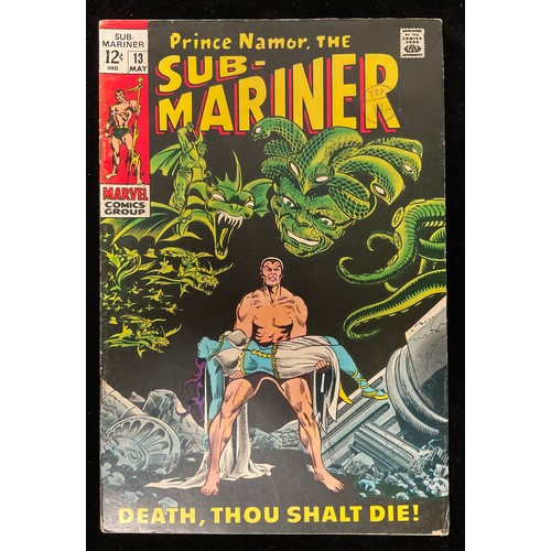 1100 - Prince Namor the Sub-Mariner #12-15 (1969) Marvel Comics. Origin of the Serpent Crown, 1st appearanc... 