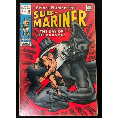 1100 - Prince Namor the Sub-Mariner #12-15 (1969) Marvel Comics. Origin of the Serpent Crown, 1st appearanc... 