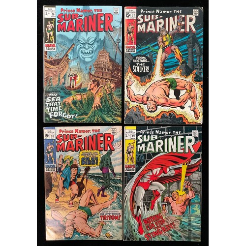 1101 - Prince Namor The Sub-Mariner #16-19 (1969) Marvel Comics, 1st appearance of Stingray. Silver age Mar... 