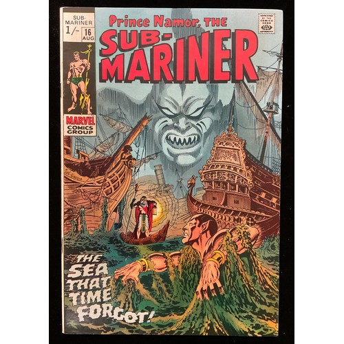 1101 - Prince Namor The Sub-Mariner #16-19 (1969) Marvel Comics, 1st appearance of Stingray. Silver age Mar... 