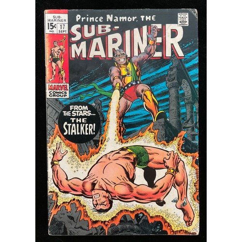 1101 - Prince Namor The Sub-Mariner #16-19 (1969) Marvel Comics, 1st appearance of Stingray. Silver age Mar... 