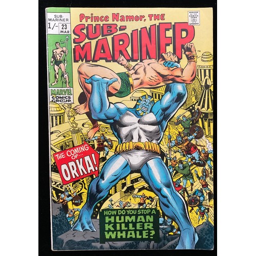 1102 - Prince Namor The Sub- Mariner #21-28 (1970) Marvel Comics. 1st meeting of Dr Strange and Namor, 1st ... 