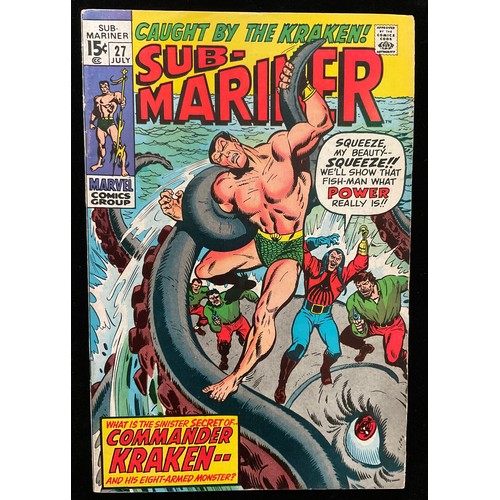 1102 - Prince Namor The Sub- Mariner #21-28 (1970) Marvel Comics. 1st meeting of Dr Strange and Namor, 1st ... 