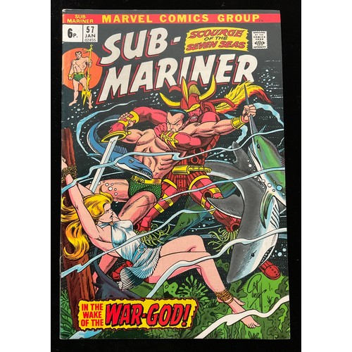 1105 - Sub-Mariner #53-62 (1972-1973) Marvel Comics. Includes 1st appearance of Venus in Bronze Age, battle... 