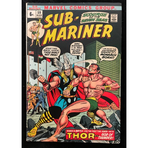 1105 - Sub-Mariner #53-62 (1972-1973) Marvel Comics. Includes 1st appearance of Venus in Bronze Age, battle... 