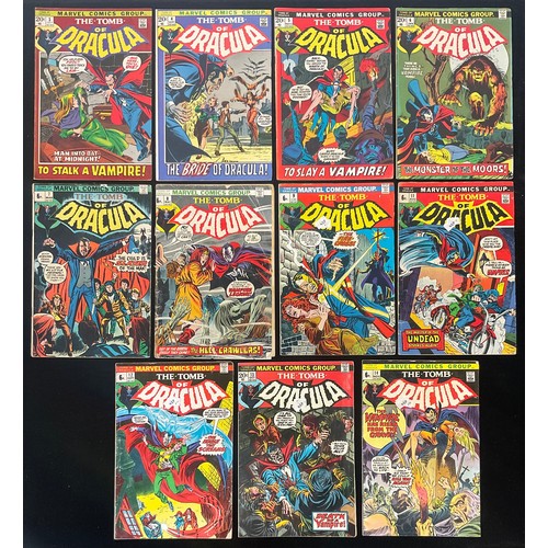 1109 - Marvel Comics - The Tomb of Dracula #3-9, #11-14 (1972-73). Includes 1st appearances of Rachel Van H... 