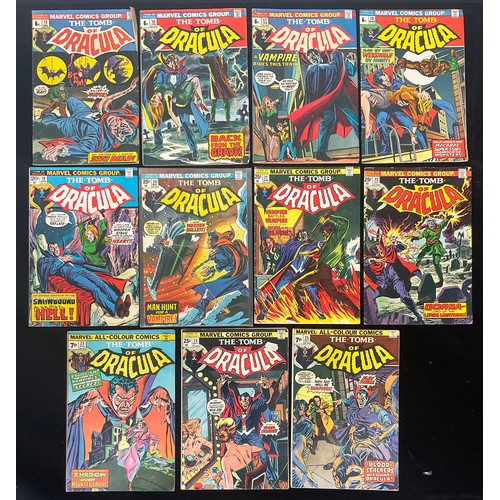 1110 - Marvel Comics - The Tomb of Dracula #15-25 (1973-74). Includes 1st battle of Dracula and Werewolf by... 