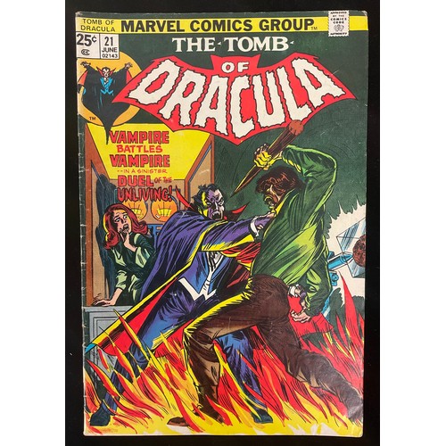 1110 - Marvel Comics - The Tomb of Dracula #15-25 (1973-74). Includes 1st battle of Dracula and Werewolf by... 