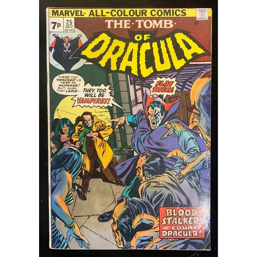 1110 - Marvel Comics - The Tomb of Dracula #15-25 (1973-74). Includes 1st battle of Dracula and Werewolf by... 