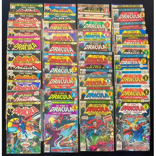 1111 - Marvel Comics - The Tomb of Dracula #26-69 - missing #44 and 50, some duplicates. (1974-79). Include... 