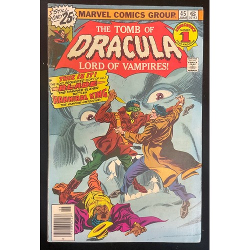 1111 - Marvel Comics - The Tomb of Dracula #26-69 - missing #44 and 50, some duplicates. (1974-79). Include... 