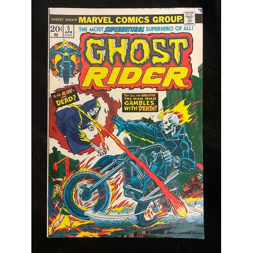 1113 - Marvel Comics - Tomb of Dracula #2 (1972) Ghost Rider #3-5 (1973), Giant-Size Superheroes #1 (1975),... 