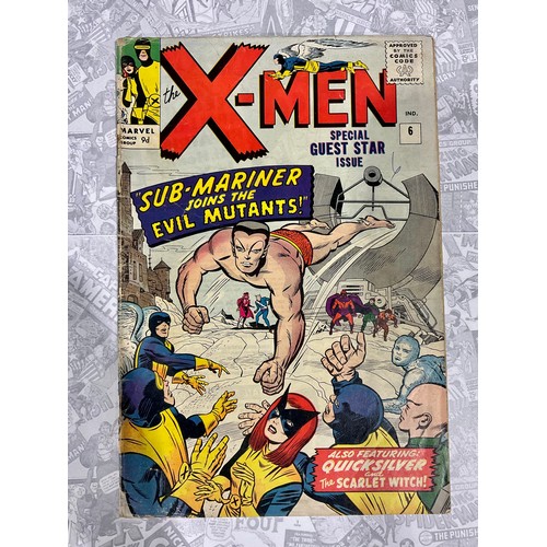 1114 - X-Men #6 (1964). ‘Sub-Mariner joins the Evil Mutants’ issue in which Namor is revealed as a Mutant. ... 