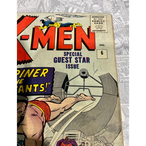 1114 - X-Men #6 (1964). ‘Sub-Mariner joins the Evil Mutants’ issue in which Namor is revealed as a Mutant. ... 