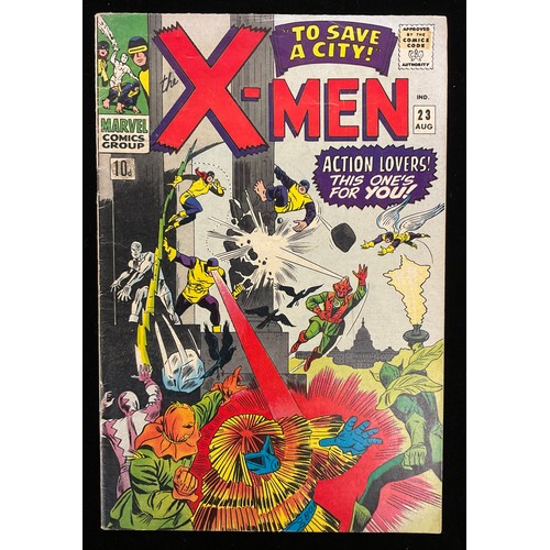 1116 - X-Men #23-24 (1966). 1st appearance and origin of Locust, written by Stan Lee. Silver age Marvel com... 